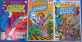 Justice League Of America Lot (3) #260 Annual #1 &amp; #3 (1983 1987) Dc Comics Vg+ - £7.81 GBP