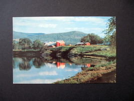 Vintage Giant Postcard of Farm on Connecticut River in Vermont - Vermont Farm - £8.64 GBP