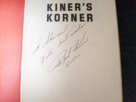 Ralph  Kiner  Authenticated  Signed  Autographed   Kiner&#39;s  Korner      Book - £39.33 GBP