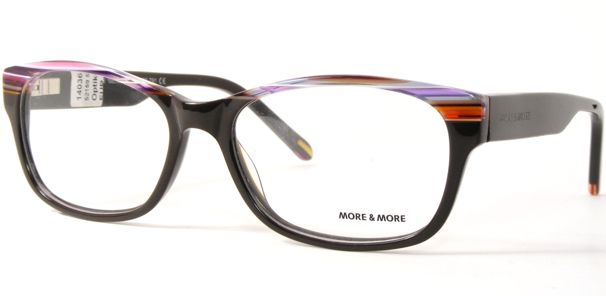 MORE &amp; MORE 52159 791 Brown /Multicolor UNIQUE EYEGLASSES GLASSES 53-16-... - $77.78