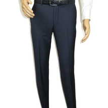 Men Suit BERLUSCONI Turkey Italian Wool 180's Double Breasted UGS94-09 Mid Blue image 7