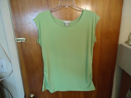 Womens Christopher &amp; Banks Size M Green Sleeveless Top &quot; Beautiful Top &quot; - £11.77 GBP