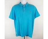 American Eagle Outfitters Men&#39;s Polo Shirt Size XL Blue TB1 - $7.42