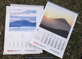 Lot of 2 Pentax Asahi Camera Calendar 1998 2000 - $24.74