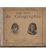 RareBook L&#39;ANNEE ENFANTINE DE GEOGRAPHIE JEAN BEDEL MAPS Librairie Arman... - $48.90 CAD