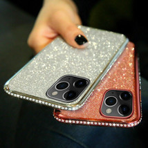 For iPhone 11 Pro Max XS XR 7 8 Plus Luxury Bling Glitter Diamond Case TPU Cover - £41.93 GBP