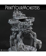 3D Printed Print Your Monsters Pirate Crab Ship 28mm - 32mm D&amp;D Wargaming - $59.30+