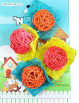 A &amp;E Cages Nibbles Small Animal Loofah Chew Toy Bon Bons; 1ea - £3.95 GBP