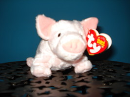 Ty Beanie Babies Luau the Pig Pre-Owned w/Tags DOB 8/21/03 Retired 9/10/04 - $14.00