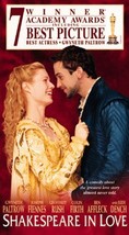 Shakespeare in Love...Starring: Joseph Fiennes, Gwyneth Paltrow (used VHS) - £9.57 GBP