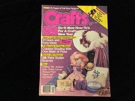 Crafts Magazine January 1986 Do it Now How To’s for a Crafty New Year - £7.81 GBP