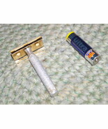 # VINTAGE SOVIET USSR RUSSIAN SAFETY RAZOR ALUMINUM HANDLE 1975 - $22.86 CAD