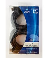 *Onn 12 ft HDMI Cables, Pack of 2 - $14.97 CAD