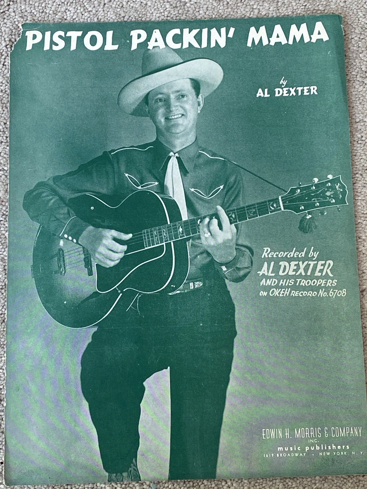 Pistol Packin&#39; Mama (sheet music) - $110.62 MXN