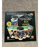1992 McDonald&#39;s Batman Returns Collector Cups Happy Meal Translite 22&quot; C... - $3,763.16 MXN