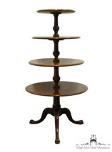 TRUE GRAND RAPIDS Solid Mahogany Traditional Style 24&quot; Tiered Accent Tab... - £363.93 GBP