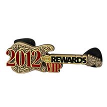 Hard Rock 2012 Rewards VIP Guitar Pin Limited Edition Collectible Made I... - $9.60