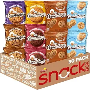 Grandma&#39;s Cookies, Variety Pack, (Pack of 30) - $15.85