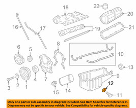 Ford 14mm Metal &amp; Rubber Washer Gasket OEM NEW Genuine F3DZ-6734-A - $10.00