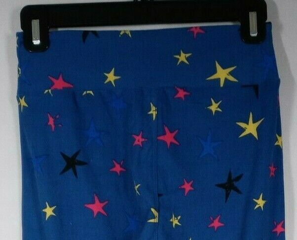 LuLaRoe One Size Leggings With Blue Starry Night Design - $9.89
