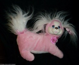 White &amp; Pink Puppy Surprise Puppy Dog Stuffed Animal Toy Plush Just Play 2014 - $9.50