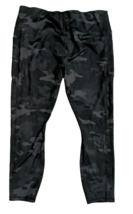 Avia Pocket Leggings/ Yoga Pants Size (16-18) With Pockets Black Gray Camo - £6.05 GBP