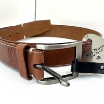 Nat Nast Men’s Belt Size 32 / 80 Genuine Leather Luxury Original 5012 Ne... - $28.04