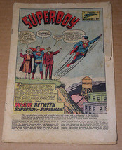 Superboy Adventure Comic Book Vintage 1963 - $12.99
