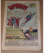 Superboy Adventure Comic Book Vintage 1963 - $12.99