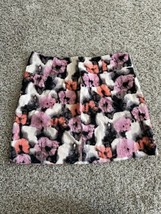 J Crew Floral Womens Size 00  Casual Mini Skirt Zipper Back - £7.58 GBP