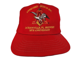 Anheuser Busch Inc Jacksonville FL Brewery 20th Anniversary Trucker Hat ... - $13.82