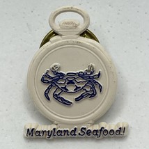 Maryland Seafood Crab City State Tourism Plastic Lapel Hat Pin Pinback - £4.75 GBP