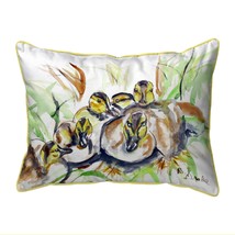 Betsy Drake Ducklings Small Pillow 11x14 - £39.14 GBP