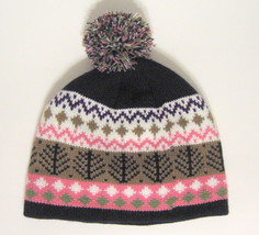 Unisex Winter Knit Hat Multiple Colors Pom Pom - £7.86 GBP