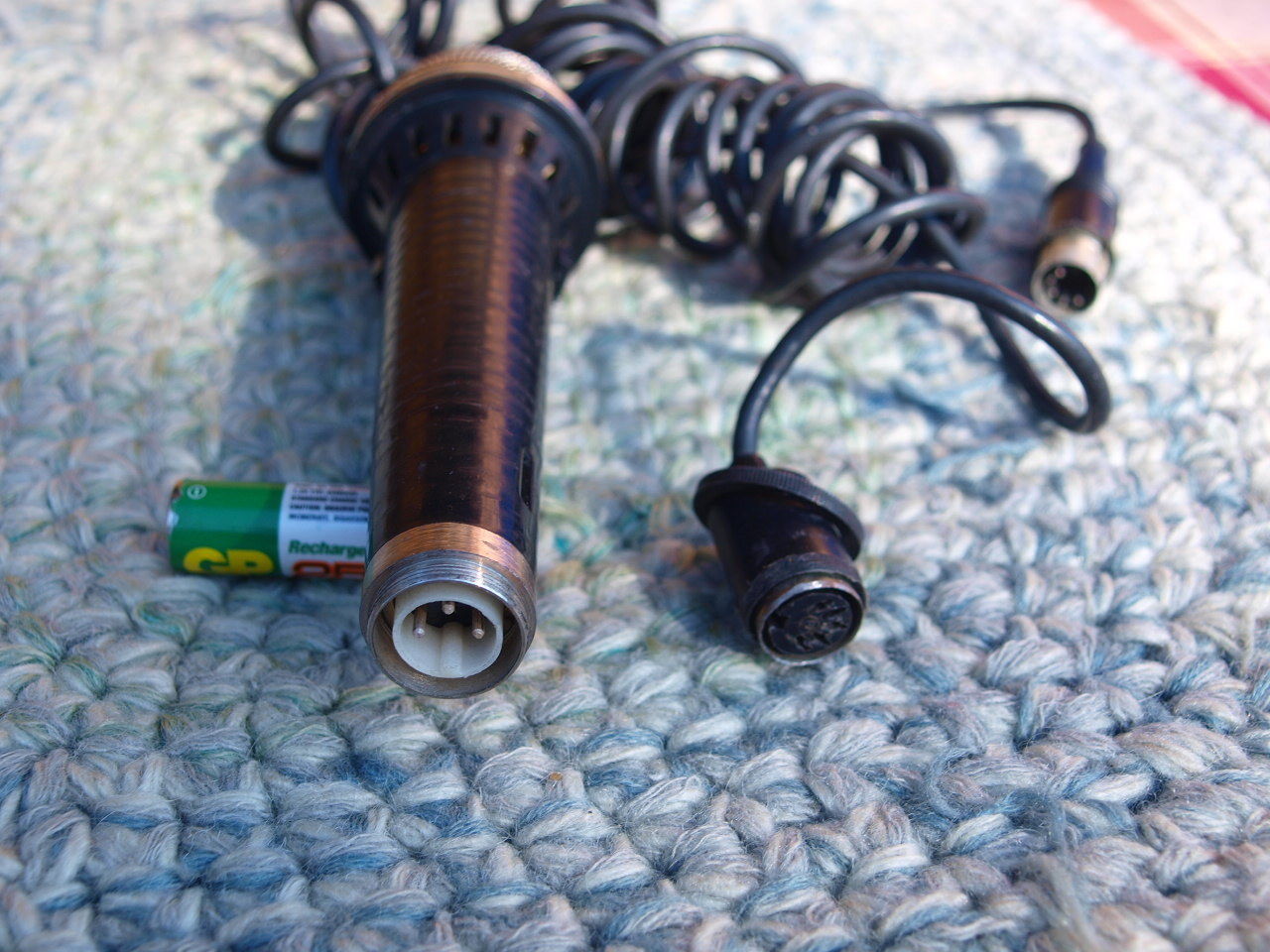 VINTAGE SOVIET PERIOD MADE IN BULGARIA MICROPHONE MDPN-68/1B - $64.84
