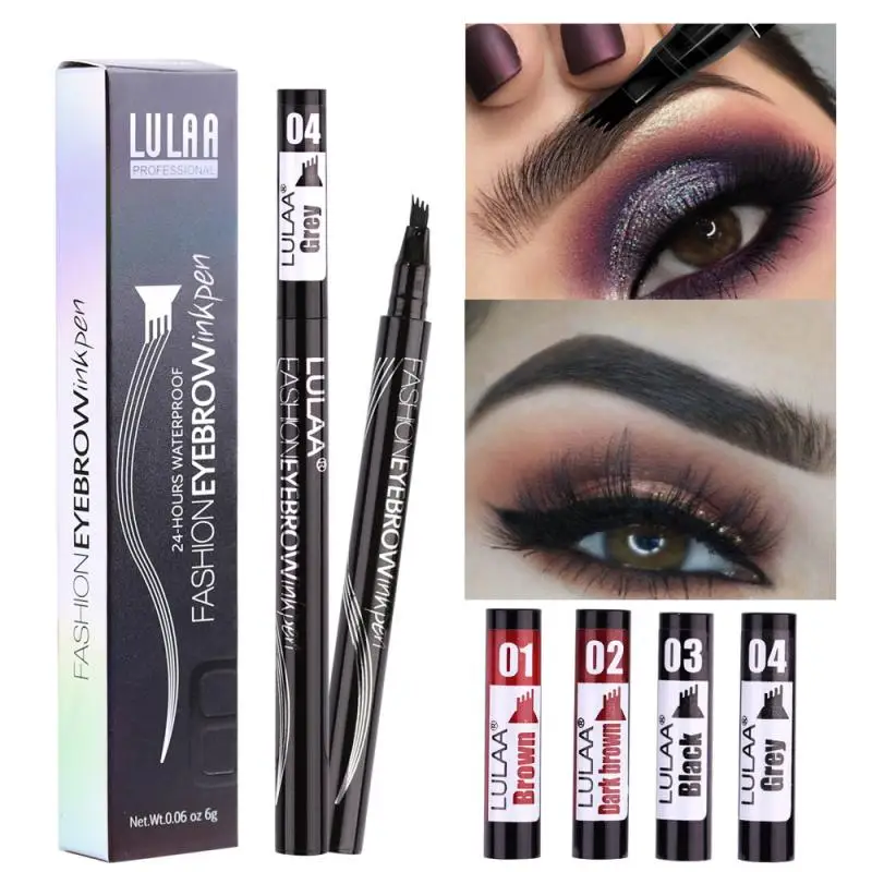 House Home Waterproof Natural Eyebrow Pen Four-claw Eye Brow Tint Makeup three C - £19.91 GBP
