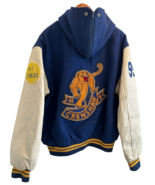 Valor Letterman Varsity Bomber Jacket Crenshaw H.S. Wildcats Wool Tennis... - $162.41 CAD