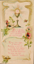 Souvenir First Holy Mass Rev William E Dunn 1906 Vintage Holy Card Kings... - £10.27 GBP