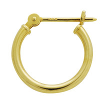 7514-0928 system 75 studex 14k gold hoops piercing studs earrings nickel free - £23.97 GBP