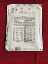 Vtg 1990 Vogue Pattern 2363 DKNY Missus Jacket - $13.10