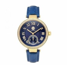 Michael Zweig Damen Armbanduhr, Kristall Akcent Echtleder Band-Frauen-Uhr - £14.62 GBP