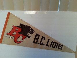 BC Lions Pennant (Vintage) -  From 1970s - Rare - £37.61 GBP