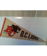 BC Lions Pennant (Vintage) -  From 1970s - Rare - £37.74 GBP