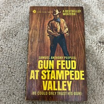 Gun Feud at Stamped Western Paperback Book by Samuel Anthony Peeples Avon 1966 - £9.52 GBP