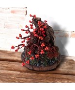 Copper wire tree, natural home decor, unique gift art - $66.20 CAD
