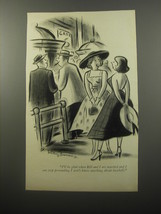 1950 Cartoon by Whitney Darrow, Jr. - I&#39;ll be glad when Bill and I are m... - £14.50 GBP