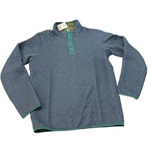 Marine Layer Corbet Reversible Quilted Pullover Blue/Oliver Mens Size Me... - $84.15