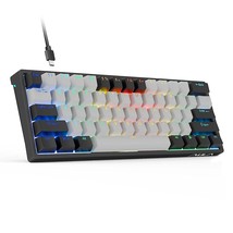 AULA 60 Percent Wired Mechanical Keyboard, Hot Swappable Compact RGB Gaming Keyb - £42.35 GBP