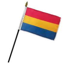 Pansexual 4&quot;x 6&quot; Stick Flag - $2.73 CAD