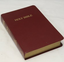 Holy Bible King James Version Red Letter LARGE PRINT KJV Nelson Concordance 1994 - £110.45 GBP